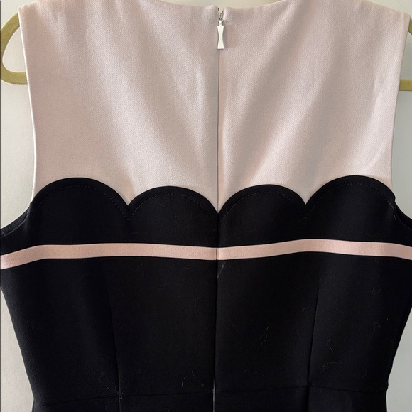 Kate Spade Black and Cream Scalloped Dress - Picture 6 of 8